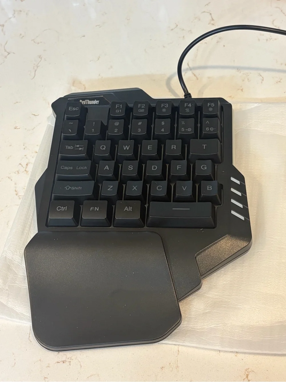 RedThunder One-Handed RGB Gaming Keyboard and Mouse Combo, 35 Keys